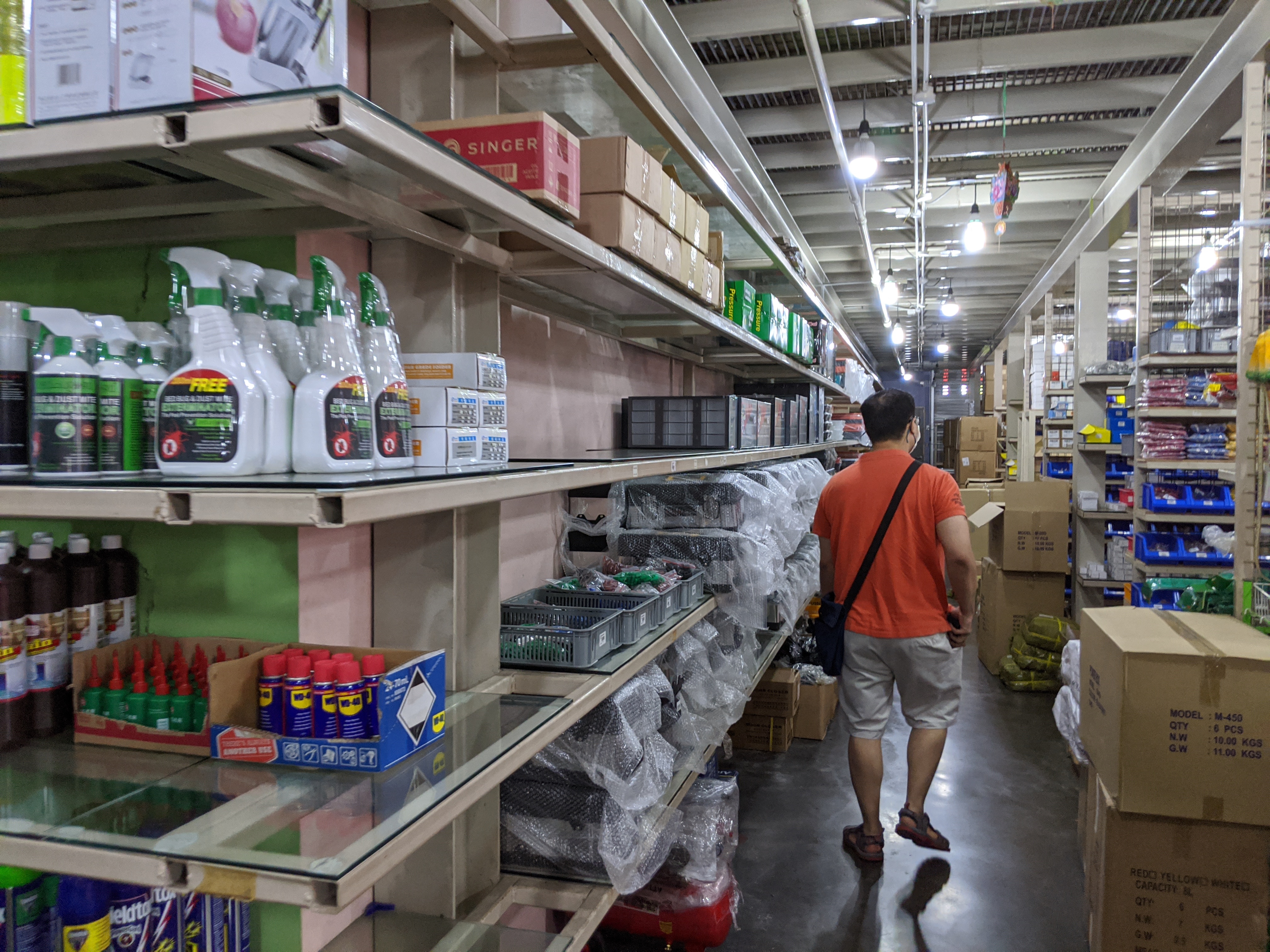 Hardware shelves